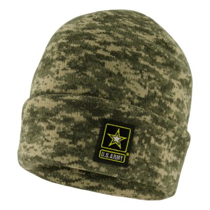 U.S. Army Men's Digital Camouflage Beanie, Olive